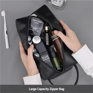 HANFEIZI Borsa da Toilette da Viaggio per Uomo, Borsa Portatile per Cosmetici e Prodotti per la Cura della Pelle - Product Image 6