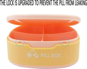 2026 New Hot Sale Seven-Day Pill Case Plastic Small Pill <b>Box</b> Custom Logo Portable Pill <b>Box</b> - Product Image 4