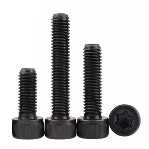 M3 M4 M5 M6 M8 M10 M12 12,9 Grado DIN912 Máquina <span class=keywords><strong>de</strong></span> óxido negro Torx Socket Head Cap Star Drive <span class=keywords><strong>Tornillos</strong></span> - Product Image 4