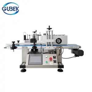 automatic table top tabletop round bottle labeling machine