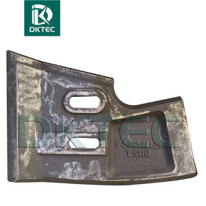 อะไหล่เครื่องจักรก่อสร้าง BHS ชิ้นส่วนเครื่องผสมคอนกรีต แผ่นรองด้านล่างและใบกวนแบบหล่อขึ้นรูป - Product Image 4