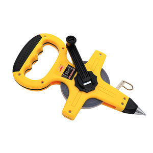 Cinta Métrica Portátil de PVC Impermeable de 30m 50m 100m para Ingeniería y Construcción, Sistema de Medición Métrico de Fibra de Vidrio Suave y Larga - Product Image 5
