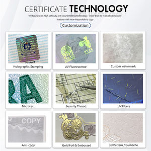 Papel para Certificados con Impresión a Color Claro, Personalizado con Características de Seguridad para Papel de Carta Comercial, Anti-falsificación - Product Image 6