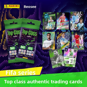 Boîte de paquets en vrac Panini Official FI FA Licensed Top Class 2025 Pure Football Classic - 10 paquets en vrac (24+2 cartes holographiques chacun) - Product Image 4