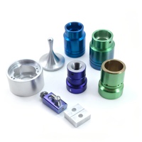 Parti in Alluminio Anodizzato Personalizzate con Verniciatura a Polvere, Lavorazione CNC a 5 Assi, Lavorazione al Tornio CNC, Attrezzature per Elettroerosione a Filo