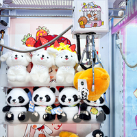 Vente en gros d'usine : Machine à griffes 'Devil Claw' avec éclairage LED, à monnayeur, pour la distribution de peluches, équipement de jeu pour centres commerciaux et salles d'arcade