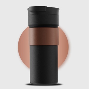 Reusable <b>Double</b> <b>Wall</b> Stainless Steel Eco-Friendly Minimalist Office Travel Coffee Mug 400ml 24hrs Insulation Portable Gift - Product Image 5