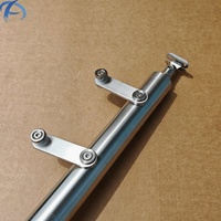 Vente en gros usine : Supports de garde-corps en verre pour escalier en acier inoxydable, système de poteaux de garde-corps Austin pour extérieur et intérieur
