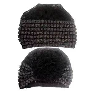Women's New Fashion Solid Color Pleated Pearl Muslim Headscarf <b>Scarf</b> Pullover Headband Hat Ethnic Style Breathable All-Season - Product Image 4