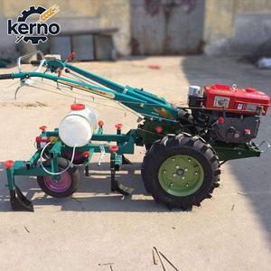 High Power Farm <b>Walking</b> Tractor 25HP Diesel Walk Behind Tractor with Rotary Tillage Ridger Soil Loosening Cultivator - Product Image 1