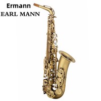 Elman Alto Drop E Saxophone Brass Instrument Antique Copper Finish Beginner Performance -8100