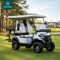 Voiturette de golf électrique d'ambulance en acier, certifiée DOT/EEC/GCC, durable, nouvelle énergie, châssis en acier, avant en aluminium, contrôleur Curtis