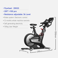 Cardio-Spinning-Fahrrad mit 36-stufiger Widerstandseinstellung für Indoor-Training und Fitnessstudio