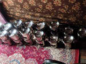 Outdoor Use Metal Fire Pit Steel Wood Burning Fire Bowl Patio Heater Backyard Garden <b>Camping</b> Durable - Product Image 3