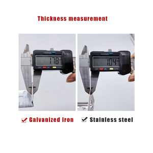 Nouveau collier de serrage en acier inoxydable et cintre en cuivre pour l'installation de climatisation à domicile Support de tuyau de climatisation centrale - Product Image 6