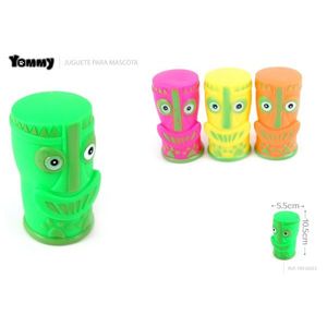 Jouet Tiki en vinyle Yommy Pet 5,5x10,5cm pour chiens et chats - Product Image 1