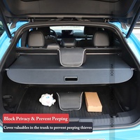Pare-coffre rétractable en PU de 2022mm pour Ford Mustang, couverture de coffre arrière, pare-sécurité pour Ford mache, accessoires de voiture