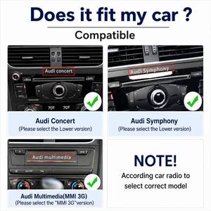 Radio para Auto de 8.8 Pulgadas con Snapdragon 665/685 para <span class=keywords><strong>Audi</strong></span> <span class=keywords><strong>A4</strong></span> S4 <span class=keywords><strong>B8</strong></span> (2009-2016), Unidad Principal Multimedia Inalámbrica con Android Auto y CarPlay, GPS, WiFi - Product Image 2