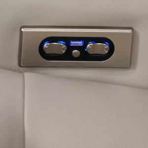 Бежевый и белый диван мебель для гостиной набор домашнего кинотеатра Электрический откидной кожаный диван сиденья - Product Image 6