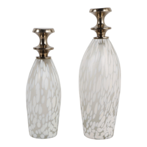 Vaso in vetro curvo con coperchio in metallo per soggiorno, decorazione per la casa, vaso per fiori per camera da letto, ufficio, tavolo - Product Image 6