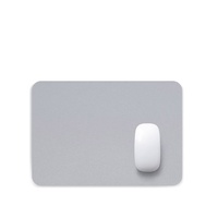 Petit tapis de souris en cuir de couleur pure avec repose-poignet pour garçons filles étudiant bureau utilisation en gros pour la salle de classe dortoir