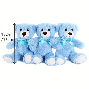 2025年ホットメンガイ7色テディベア人形スーパーソフトぬいぐるみ完璧な暖かい心の小さなクマ子供誕生日ギフト - Product Image 5