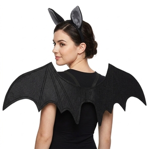 Ali di pipistrello nere per Halloween, ali di drago, ali da demone, accessori per costume da pipistrello CAPE-0031 - Product Image 3