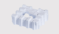 Insert de bloc de polystyrène personnalisé en gros forme de mousse moulée par injection pour l'expédition coupe inclus emballage de production de masse