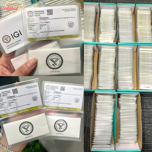 เพชรหลวมเพาะเลี้ยงในห้องปฏิบัติการ ขนาด 1-2 กะรัต รับรองโดย IGI คุณภาพ CVD HPHT ทรงบริลเลียนต์ ระดับ DEF VVS VS1 ยี่ห้อ Goldleaf สำหรับทำเครื่องประดับ (ขายส่ง) - Product Image 5