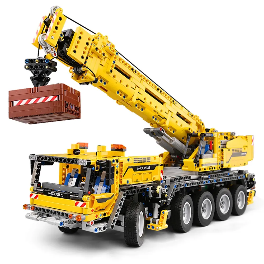 Mould King 13107 Model Building Block Sets Technic Mechanical Crane APP Programming Remote Control Excavat Engineering Vehicle