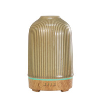 Diffuseur d'aromathérapie colonne à motif céramique, technologie à ultrasons, compact, sans eau, silencieux, pour voitures et diffusion à domicile