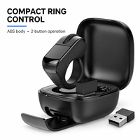 Souris sans fil avec pavé tactile, télécommande de présentation pour ordinateur portable, ordinateur de bureau, tablette, PC, Smart TV, multi-appareils, utilisation d'une seule main