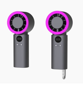 Ventilador <span class=keywords><strong>de</strong></span> Compresión Fría con Pantalla LED Digital <span class=keywords><strong>de</strong></span> Diseño Único 2026, Ventilador Plegable Inteligente Portátil <span class=keywords><strong>de</strong></span> Alta Calidad con Control y Aspecto Moderno - Product Image 4