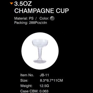 Gobelet à Dessert Transparent en plastique, vaisselle personnalisée de haute qualité gobelet à vin, <span class=keywords><strong>Champagne</strong></span> Gla - Product Image 2