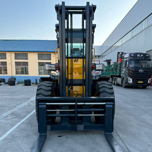 Carretilla elevadora todoterreno diésel de 7 toneladas de alta calidad compatible con EPA EA 4WD para todos los terrenos accidentados producto de combustión interna - Product Image 2