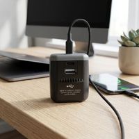 Gardez vos appareils chargés partout dans le monde grâce à un adaptateur de voyage USB Type C prenant en charge les prises UK/EU/US/AU, sortie 12W, certifié CE RoHS FCC UKCA