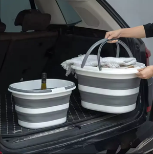 Precio de fabricante, bañera de inmersión, Cubo de lavabo de pie de viaje plegable de plástico plegable, bañera portátil - Product Image 5