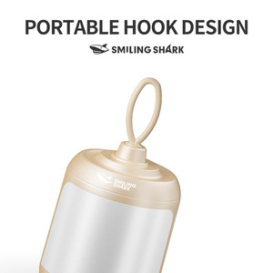 Smiling Shark Multifunctional <b>Camping</b> Light USB Rechargeable <b>LED</b> Tabletop <b>Lantern</b> - Product Image 4