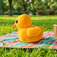 Grande peluche géante de canard jaune super douce de 30-70 cm, rembourrage en coton PP, fermeture éclair, anti-stress, unisexe, cadeau de la Saint-Valentin pour enfants
