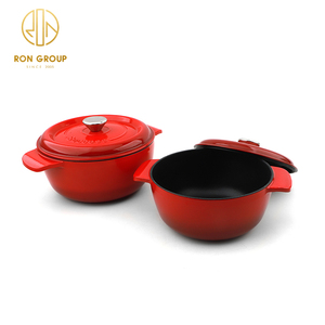 Vente en gros d'ustensiles de cuisine de qualité alimentaire sûrs Service de traiteur Casserole fer émaillé Ensemble de casseroles pour restaurant hôtel Ustensiles de cuisine - Product Image 2