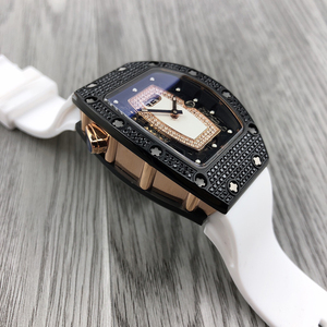 Reloj de Lujo para Mujer, de Acero Inoxidable, con Diamantes, Mecánico, con Fecha <span class=keywords><strong>Grande</strong></span>, Superluminoso, Moderno - Product Image 4