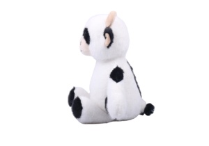Peluche di mucca bianco nero seduta <span class=keywords><strong>animali</strong></span> di peluche realizzati in tessuto di <span class=keywords><strong>visone</strong></span> ricamato Technics in cotone tre dimensioni per alleviare lo Stress - Product Image 3