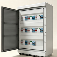 CHSZDEXI 525V DC 15A Boîtier de Commutation Photovoltaïque à 8 Prises en ABS Modèle DXV-05-5 pour Systèmes Solaires Extérieurs