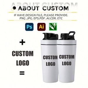 Nueva Taza de Agua de Acero Inoxidable con Escala, Botella de Agua Deportiva Portátil para Exteriores, Vaso para Batidos de Proteínas con Logotipo Personalizado - Product Image 2