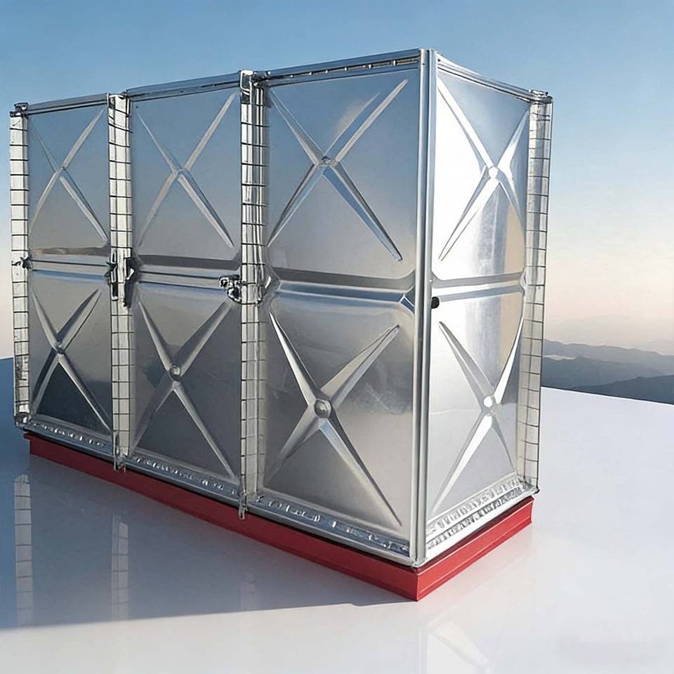 Galvanized Water tank for High-rise Residences Hotels Schools Hospitals ...