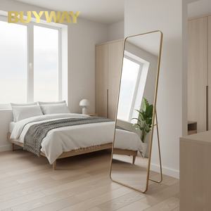 Gran Casa Gigante Decorativa Gran Oro Largo Enorme Marco de Metal <span class=keywords><strong>Cuerpo</strong></span> <span class=keywords><strong>Entero</strong></span> Tamaño Completo De Pie <span class=keywords><strong>Espejo</strong></span> De Piso De Longitud Completa <span class=keywords><strong>Con</strong></span> <span class=keywords><strong>Soporte</strong></span> - Product Image 6