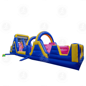 Trẻ em thương mại <span class=keywords><strong>Bouncer</strong></span> khóa học trở ngại trò chơi bơm hơi Trung Quốc/<span class=keywords><strong>Inflatable</strong></span> chạy trở ngại thách thức - Product Image 3