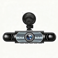 Meilleure caméra de tableau de bord de voiture WiFi 4 canaux 1080P, caméra avant, arrière, intérieure, latérale, DVR, vision nocturne, enregistreur vidéo de voiture