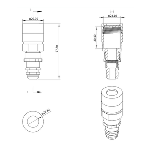 産業用RS485スプリット型一酸化炭素有毒ガス検知器COセンサー検知モジュール - Product Image 5