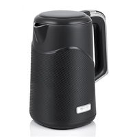 Bouilloire électrique RAF 2.0L R.7996 1355W, ébullition rapide, base pivotante à 360°, arrêt automatique, corps texturé, pour le thé, le café et l'eau, utilisation à domicile